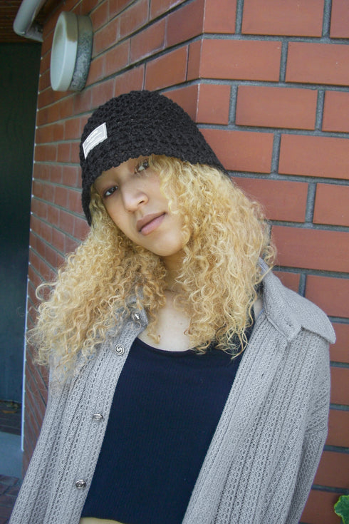 【RESTOCK】SUMMER STRAW HAT -BLACK-